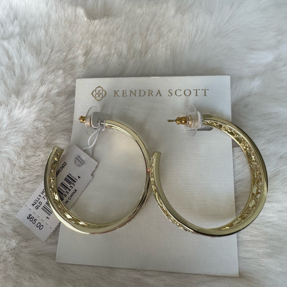 Kendra Scott Gold Hoop Earrings